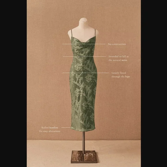 BHLDN Hutch Kinsey Midi Dress - New - Size 4 - Picture 4 of 9